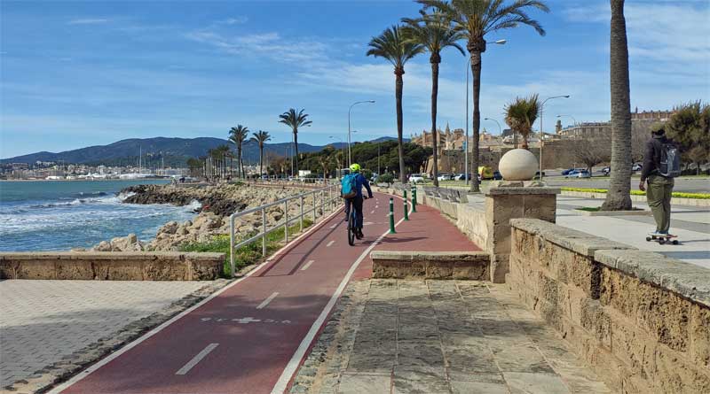 Radtour Playa de Palma nach Palma de Mallorca