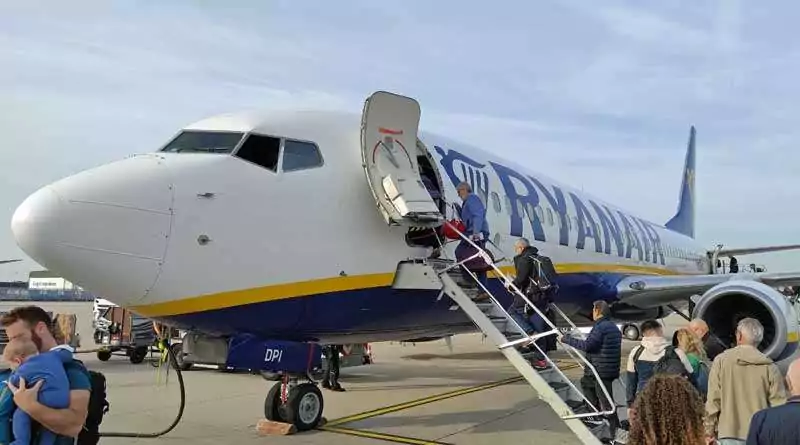 Flugzeug von Ryanair