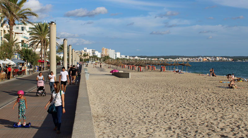 Playa de Palma Strand-Promenade